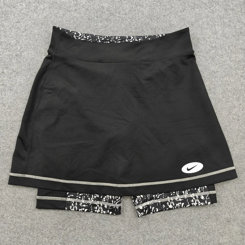 Nike Skort Womens XL Black Dri-FIT Built In Shorts Liner Tennis DO7115-010
